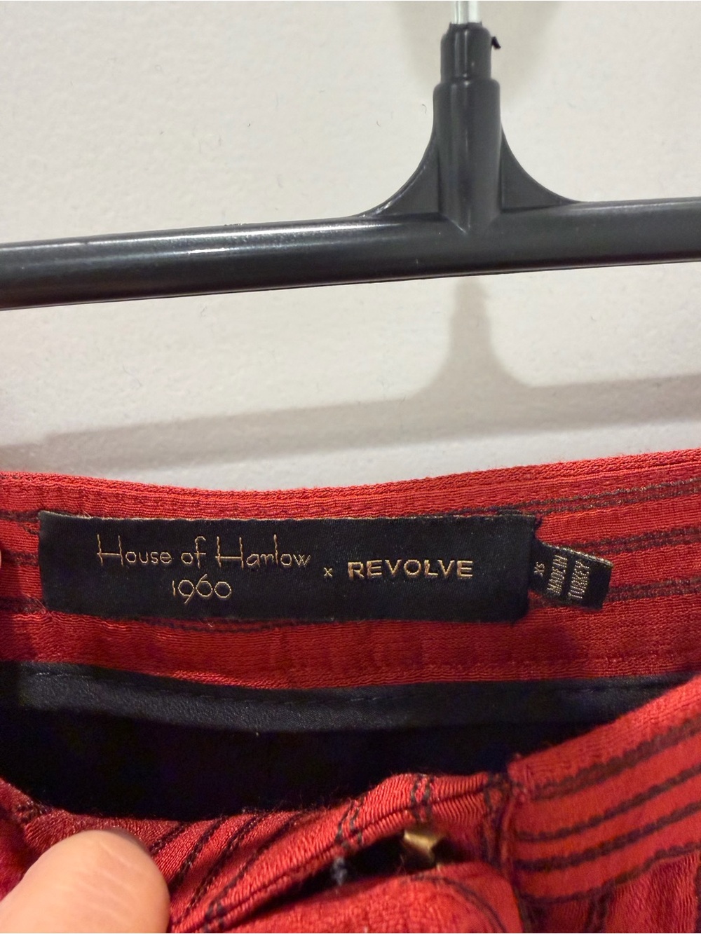 House of Harlow 1960 Red Striped Wide-Leg Pants - Picture 2 of 3